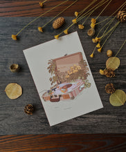 Load image into Gallery viewer, Art Print - Power of Music Art Print (A5) - Turn Table