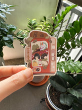 Load image into Gallery viewer, Die cut sticker - Ghibli claw machine
