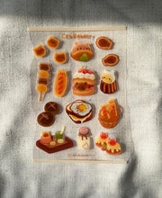 Load image into Gallery viewer, Sticker sheet - Cat Bakery (Transparent)
