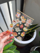 Load image into Gallery viewer, Sticker sheet - Teabreak (Transparent)
