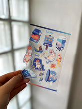 Load image into Gallery viewer, Sticker sheet - Escape (Transparent)

