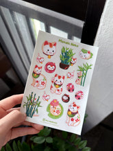 Load image into Gallery viewer, Sticker sheet - Maneki Neko
