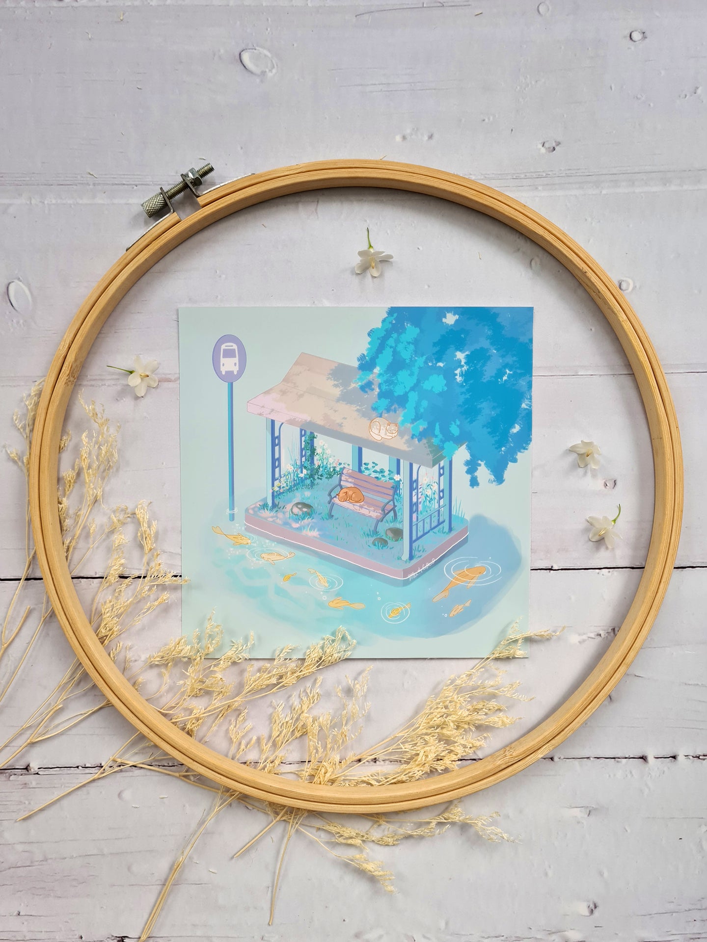 Art Print -  Bus Stop